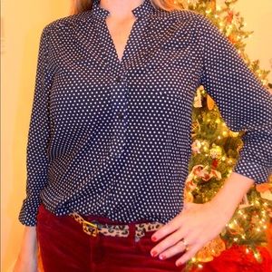 loose fitting button down